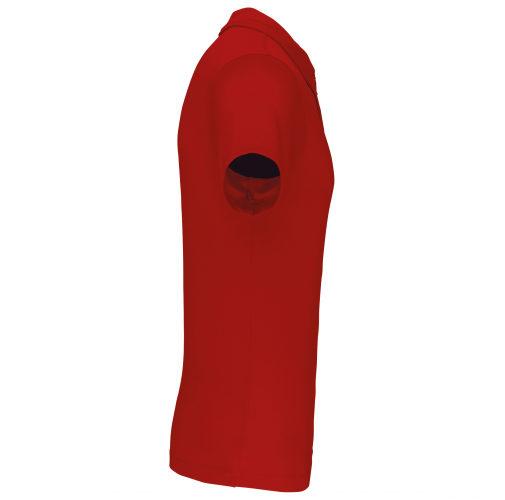 red Polo deportivo manga corta hombre