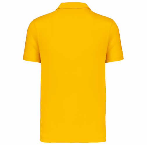 true yellow Polo deportivo manga corta hombre