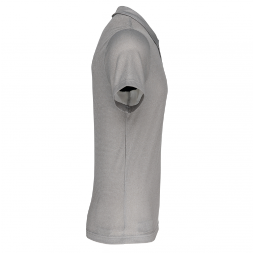 grey melange Polo deportivo manga corta hombre