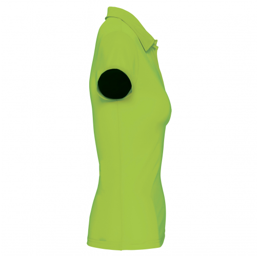 lime Polo deportivo manga corta mujer
