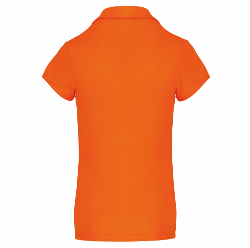 orange Polo deportivo manga corta mujer