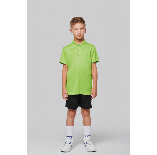 Polo deportivo manga corta niños