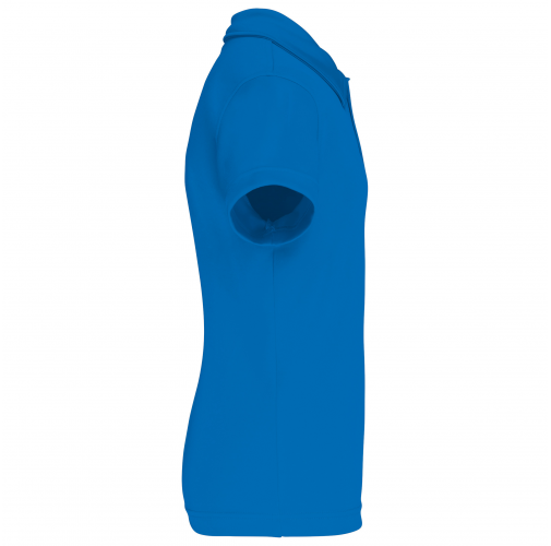 aqua blue Polo deportivo manga corta niños