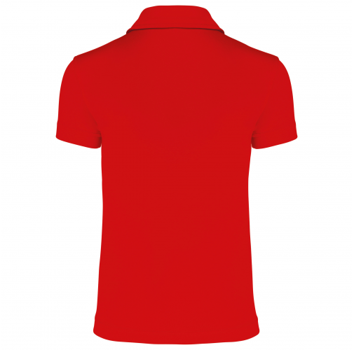 red Polo deportivo manga corta niños