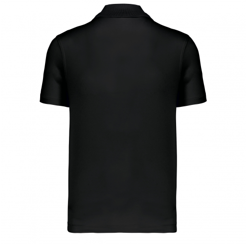 black Polo de manga corta niños