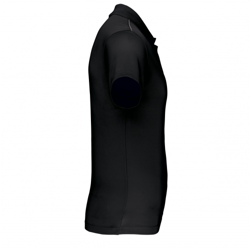 black Polo de manga corta niños