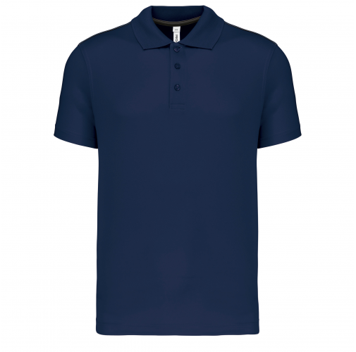 sporty navy Polo de manga corta niños