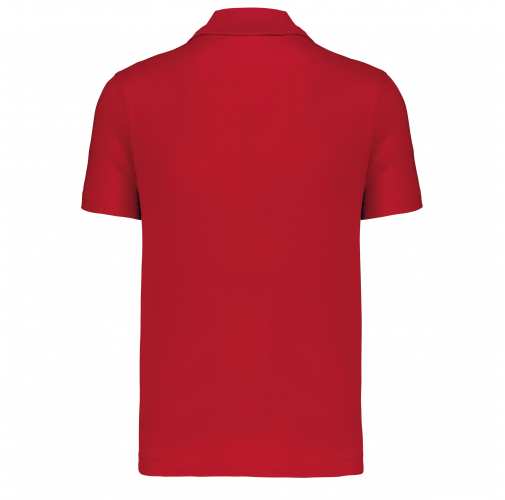 sporty red Polo de manga corta niños