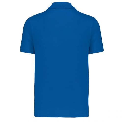 sporty royal blue Polo de manga corta niños