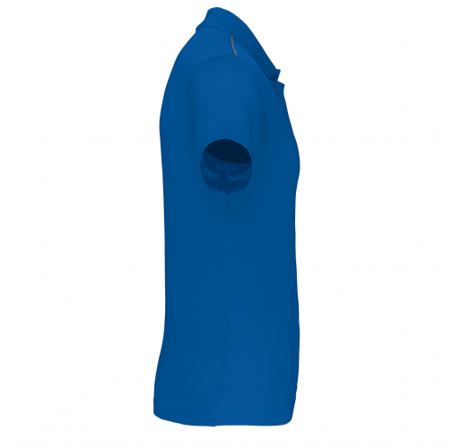 sporty royal blue Polo de manga corta niños