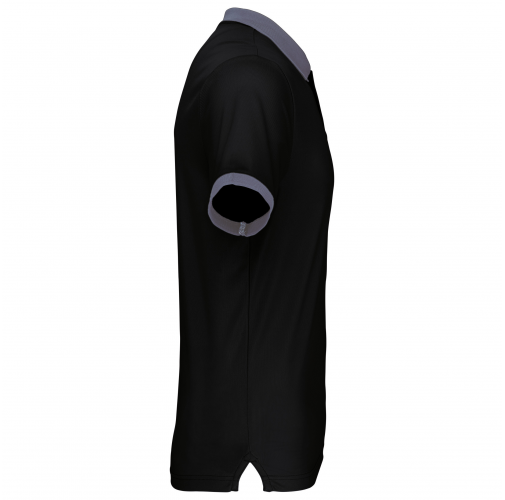 black / sporty grey Polo piqué performance hombre