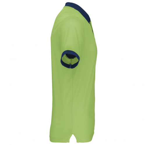 lime / sporty navy Polo piqué performance hombre