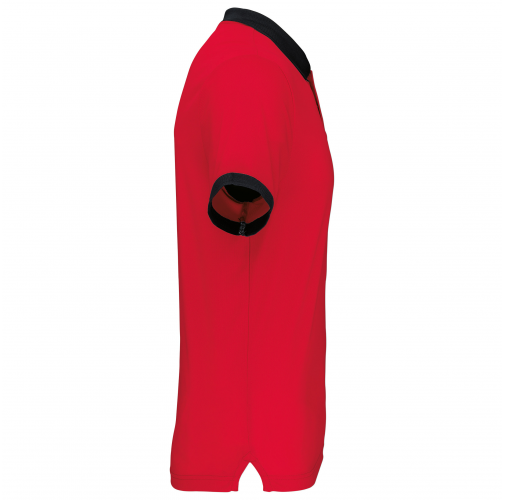 red / black Polo piqué performance hombre