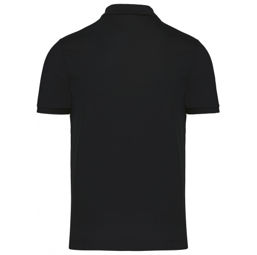 black Polo piqué performance hombre