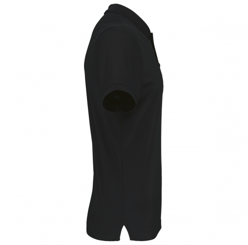 black Polo piqué performance hombre