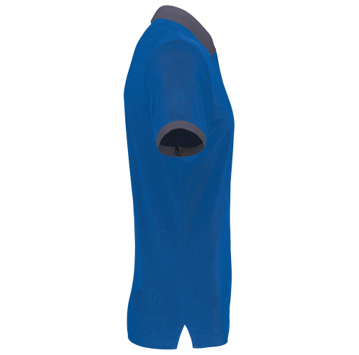 sporty royal blue / sporty grey Polo piqué performance hombre