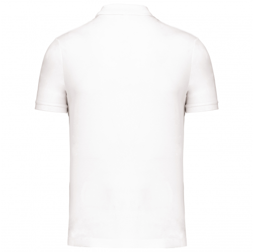 white Polo piqué performance hombre