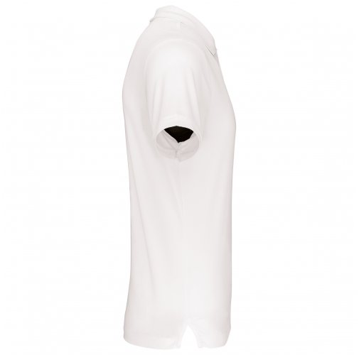 white Polo piqué performance hombre