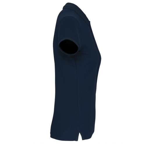 sporty navy Polo piqué performance mujer