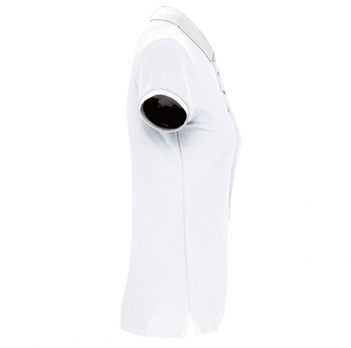 white Polo piqué performance mujer