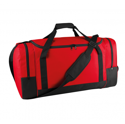 red / black Bolsa de deporte - 85 litros