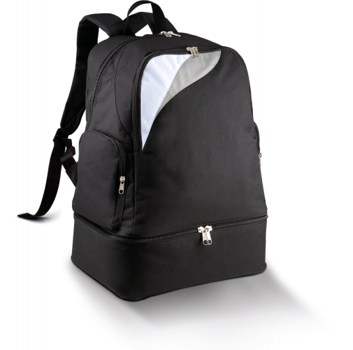 black / white / light grey Mochila equipaciones multideporte con base rígida - 39 L