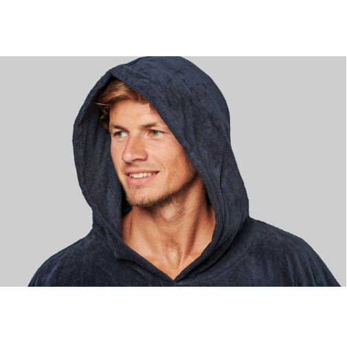Poncho de rizo con capucha - Unisex