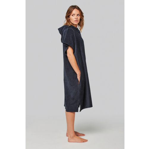 Poncho de rizo con capucha - Unisex