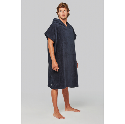 Poncho de rizo con capucha - Unisex