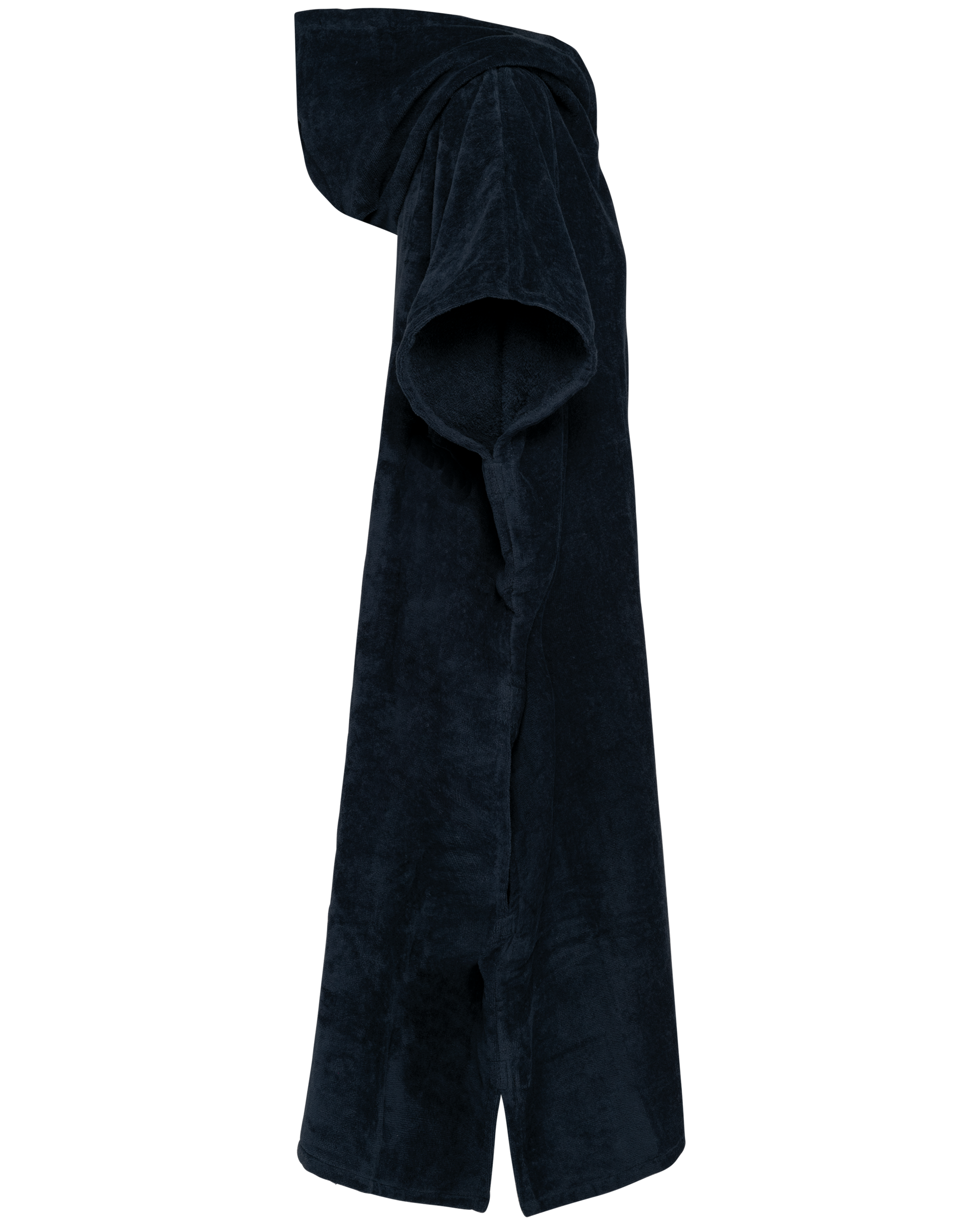 camel Poncho de rizo con capucha - Unisex