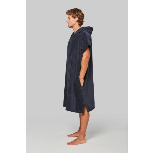 Poncho de rizo con capucha - Unisex