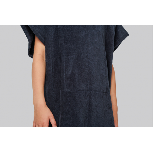 Poncho de rizo con capucha niño