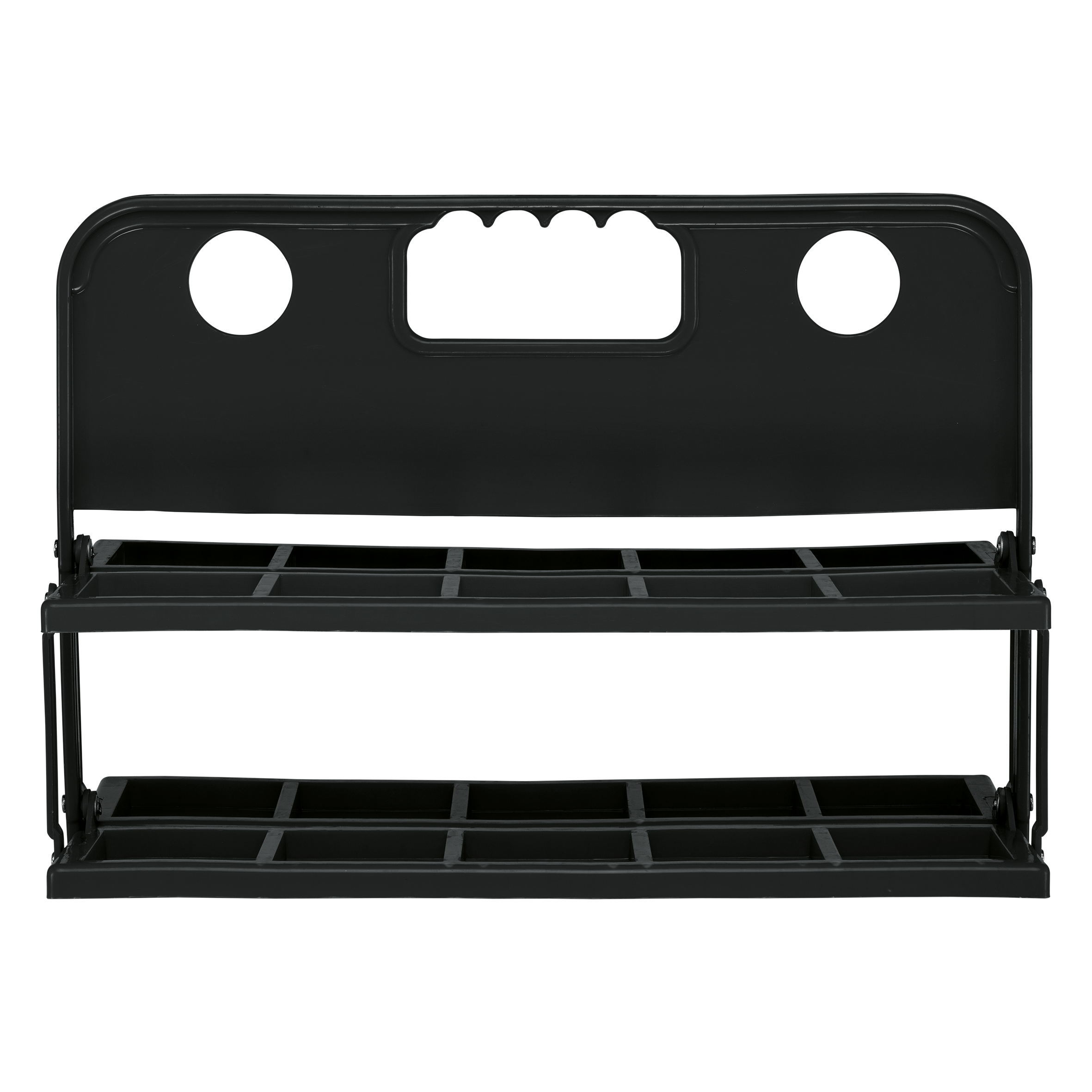 black Portabotellas plegable