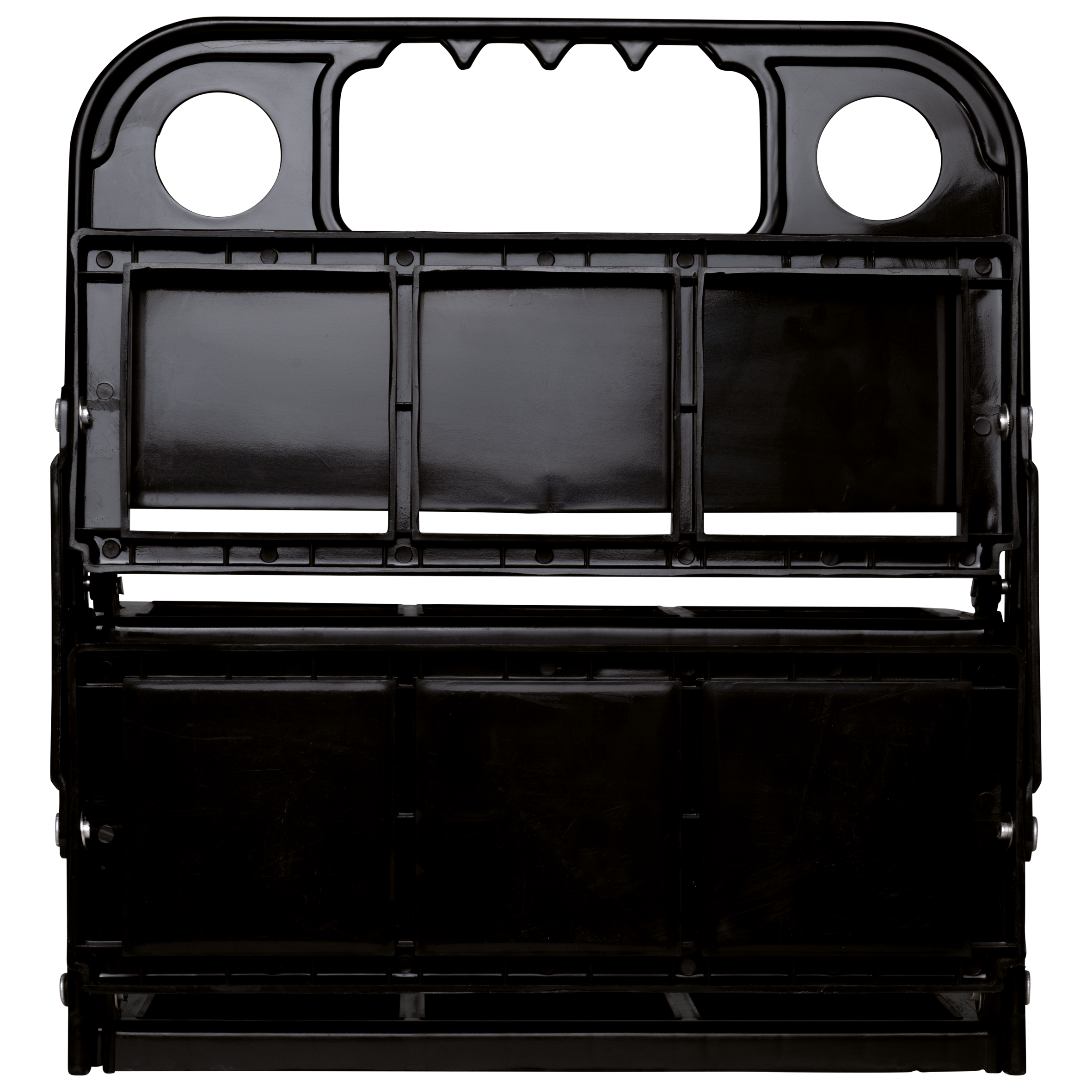 black Portabotellas plegable