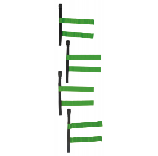 black / green Cinturón Tag