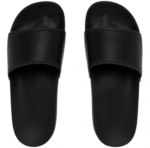 black Chanclas unisex