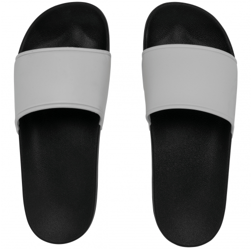black / white Chanclas unisex