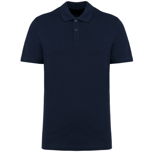 deep navy Polo Supima® manga corta hombre