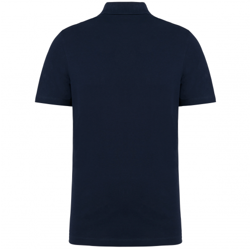 deep navy Polo Supima® manga corta hombre