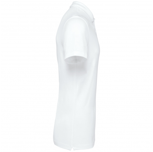 white Polo Supima® manga corta hombre