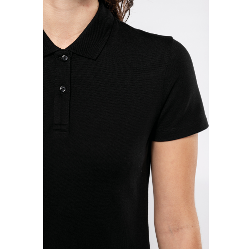 Polo Supima® manga corta mujer