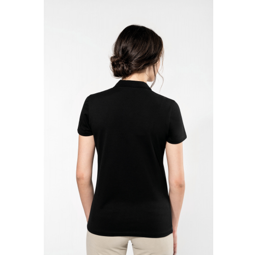 Polo Supima® manga corta mujer