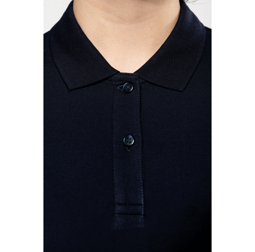 Polo Supima® manga larga mujer