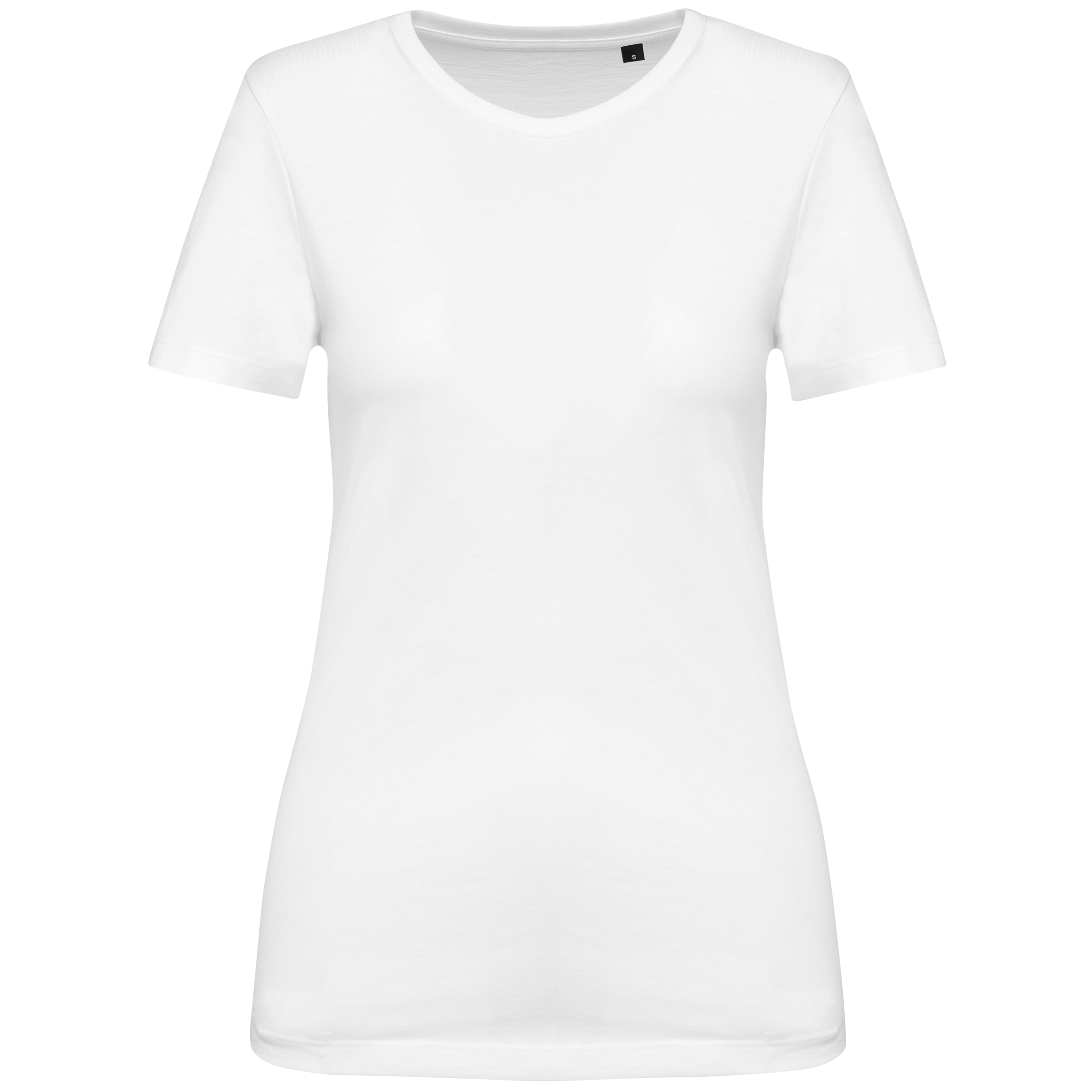 Camiseta Supima® cuello redondo manga corta mujer