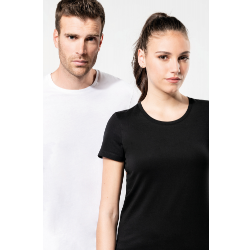 Camiseta Supima® cuello redondo manga corta mujer