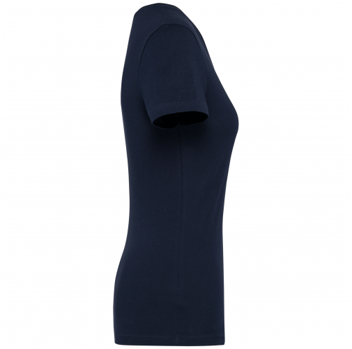 deep navy Camiseta Supima® cuello redondo manga corta mujer