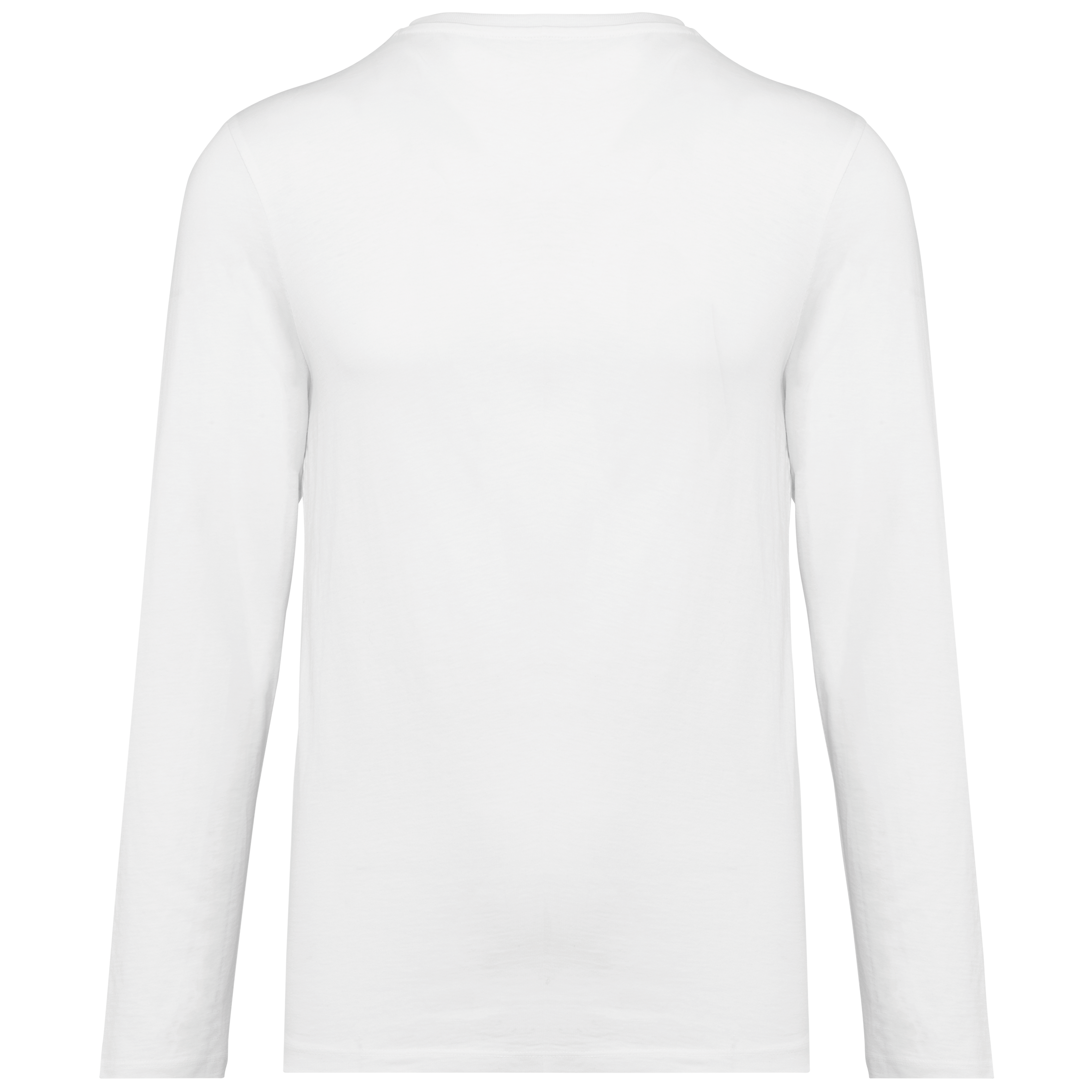 Camiseta Supima® cuello redondo manga larga hombre
