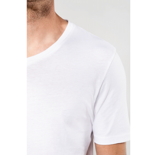 Camiseta Supima® cuello de pico manga corta hombre