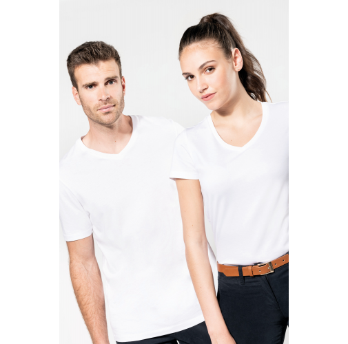 Camiseta Supima® cuello de pico manga corta hombre