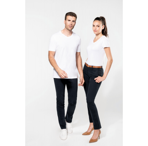 Camiseta Supima® cuello de pico manga corta hombre